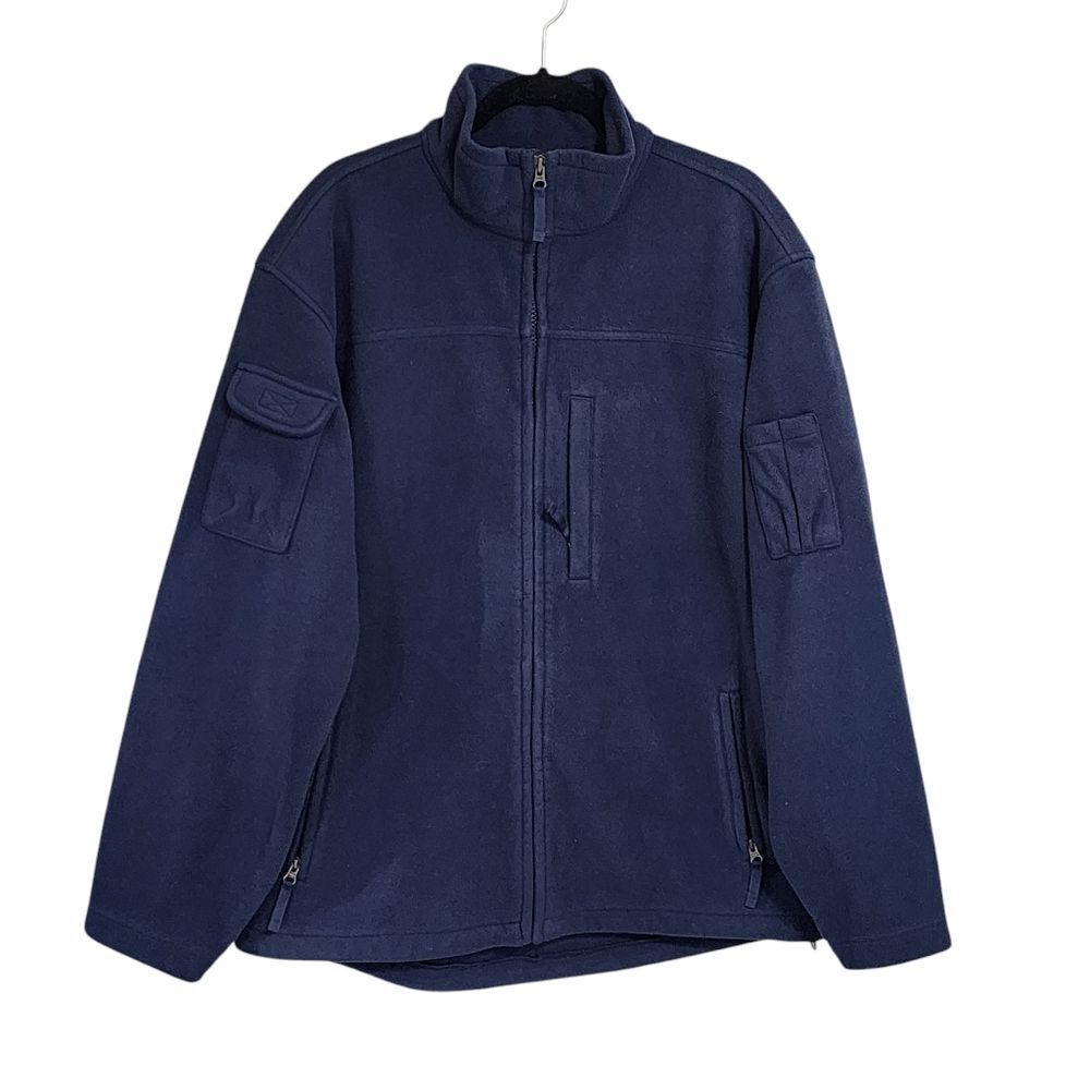 Duluth jacket LT blue full front zip extra pockets Gorpcore Hiking